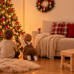 Weihnachtszauber im gemütlichen Wohnzimmer (1)